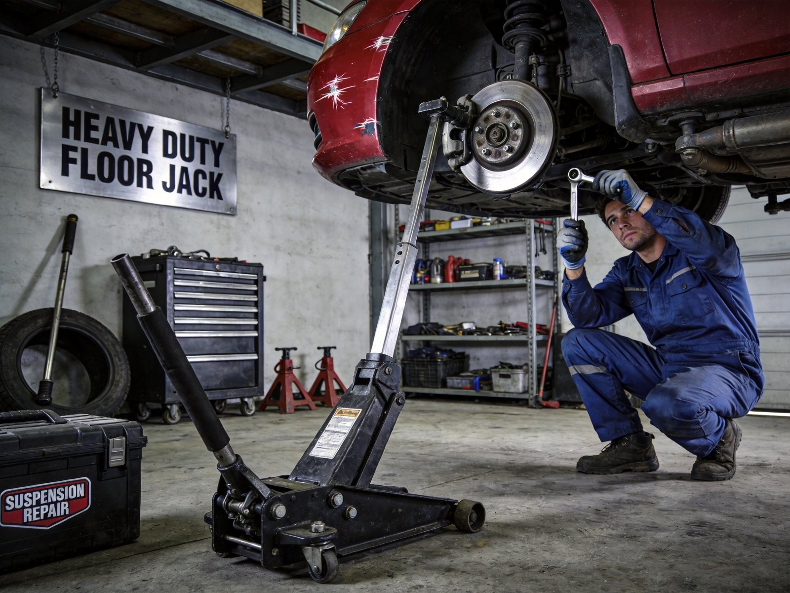 ARCAN aluminum floor jack